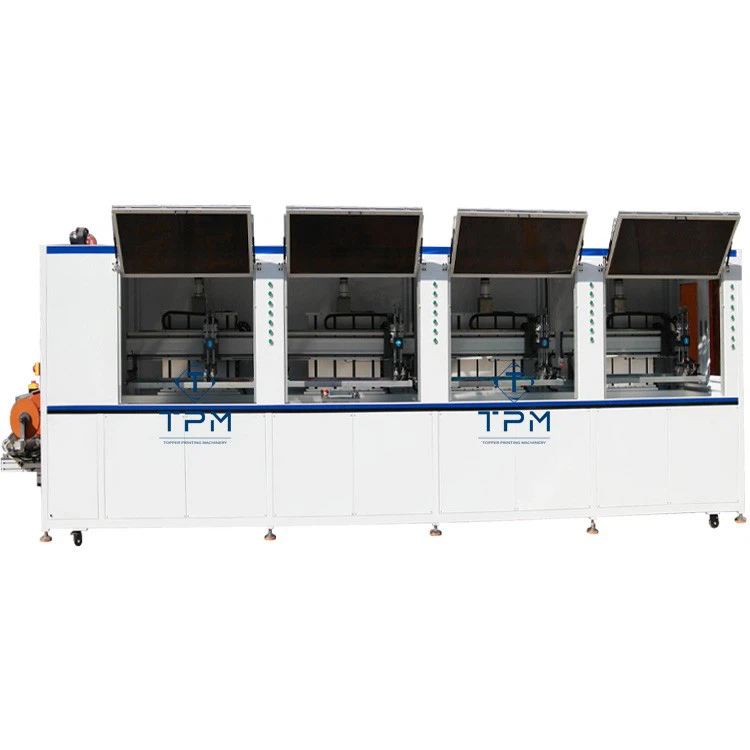 4 Color Screen Printing Machine For Plastic Bucket