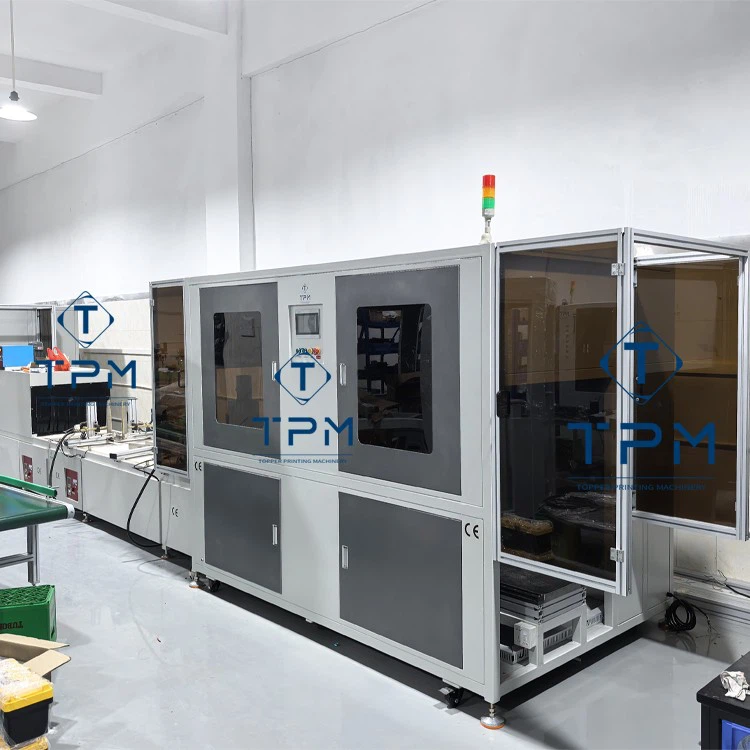 Automatic Rotary 4 Sides Screen Printing For Boxes And Crates