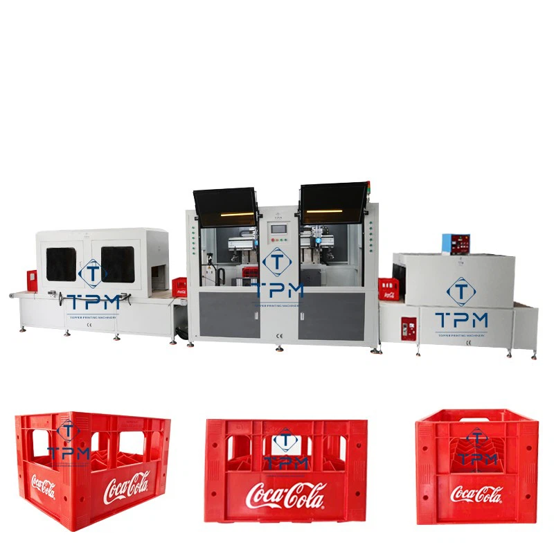 automatic crate screen printing machine automatic crate screen printing machine